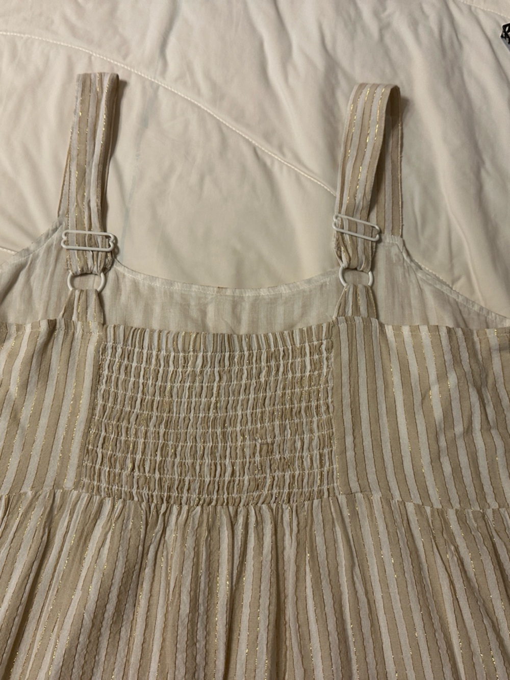 Linda Anderson Sandy Stripes Tiered Sundress - NWOT - Size XL (estimated) - Picture 7 of 14